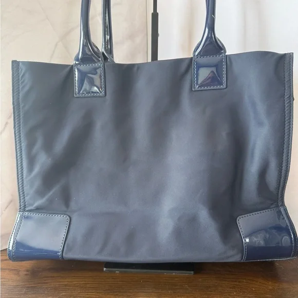 Tory Burch Dark Blue Tote Bag - Picture 9 of 9